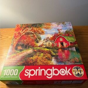 Springbok Autumn Farm 1000-Piece Puzzle